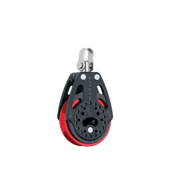 Poulie winch 57mm Carbo Ratchet® - Red sheave