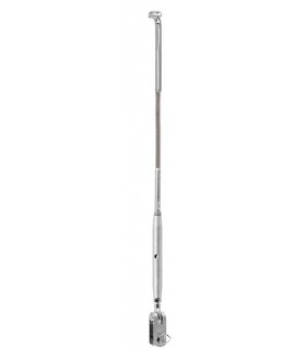 Cable monotoron Ø3mm T/Ridoir chape articulée