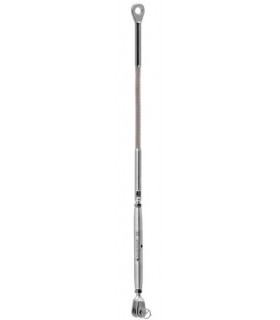 Cable monotoron Ø3mm Oeil/Ridoir chape articulée