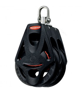 Poulie double ringot émerillon 55mm Orbit Block™