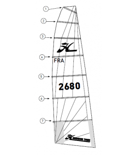Latte GV Standard  N°5 Hobie Tiger