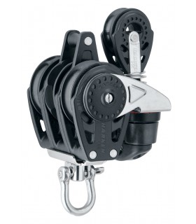 Poulie triple ringot winch 40mm avec simple 29mm Carbo Ratchet®