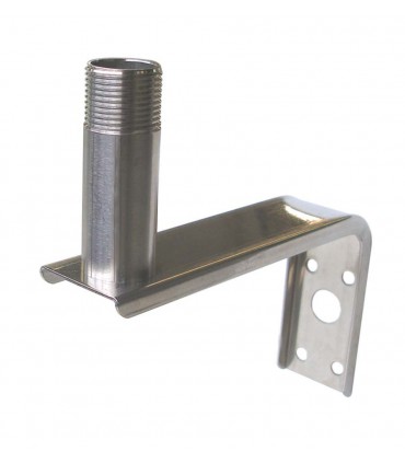 Equerre de fixation inox avec filetage mâle 1"