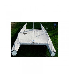 Taud de parking Tyka Coton Acrylique Marin 315g/m²
