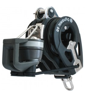Poulie winch triple ringot taquet 60mm Dynamic