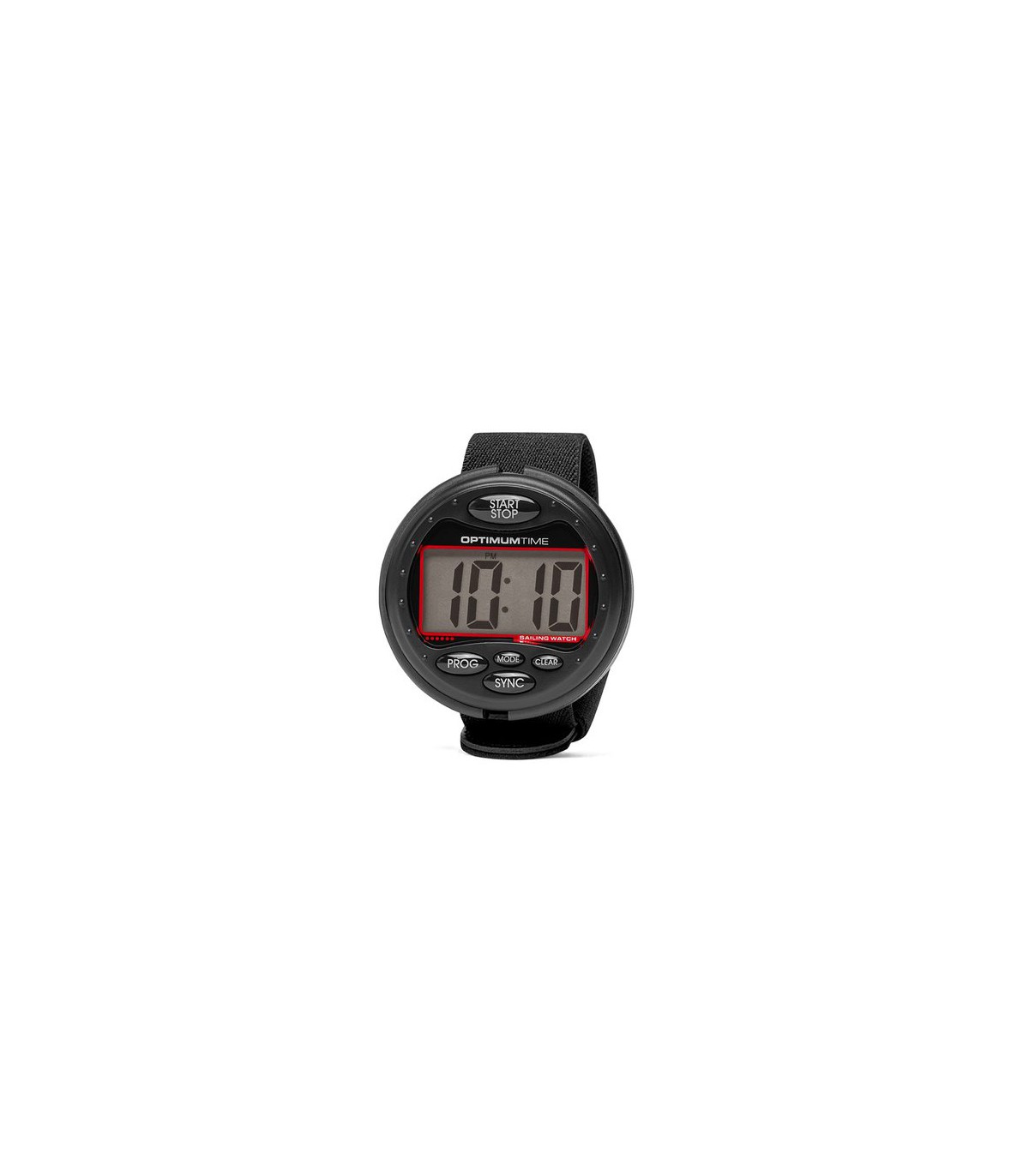 Montre De Voile Optimum Time Jumbo Noire OS311 - Neuve, étanche Et Lisible