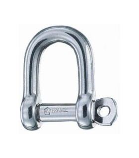 Manille droite 8mm imperdable forgée inox