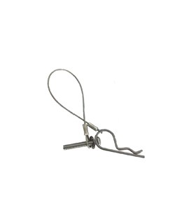 Goupille avec cable pour safran Hobie 15 Club / Teddy