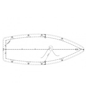 Taud dessus Caneton Polyester PVC