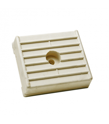 Patin caoutchouc PM 120x100x40mm Blanc