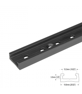 Rail 19mm en C 45cm