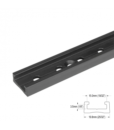 Rail 19mm en C 45cm