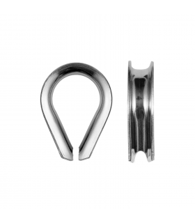 Cosse coeur inox 2mm