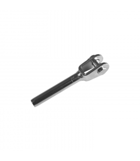 Embout à sertir chape fixe Ø5mm axe