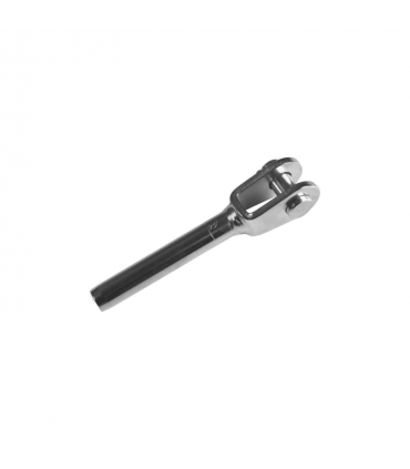 Embout à sertir chape fixe Ø5mm axe