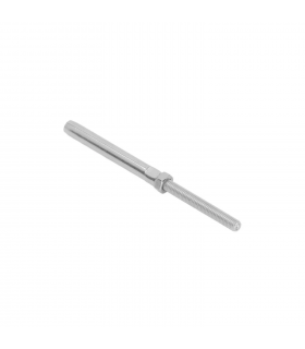 Embout à sertir fileté droite filetage M8 câble 4mm