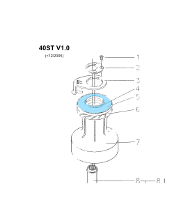 Disque spring pour winch 40ST V1.0