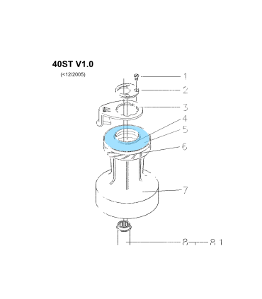 Disque spring pour winch 40ST V1.0