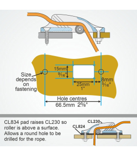 Clam alu Racing junior MK1 avec molette