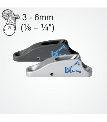 Clam alu Racing junior MK1 avec molette anodisation dure CL230