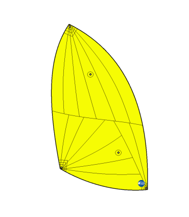 Spi asymétrique HC16 Nylon 1.1oz compatible