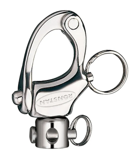 Mousqueton inox rapide avec chape 60mm