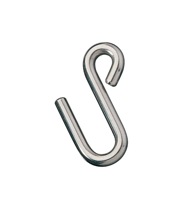 Crochet inox pelican en S 4.8 mm