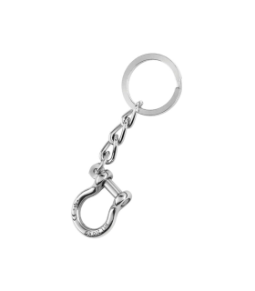 Porte-clé manille lyre imperdable 4mm