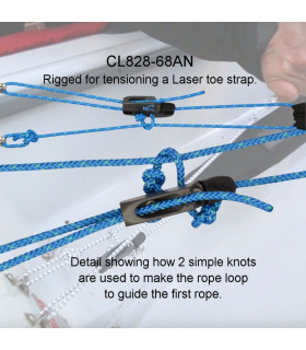 Clam alu Racing Aero Cleat CL828-68