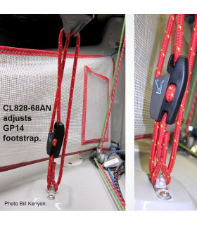 Clam alu Racing Aero Cleat CL828-68
