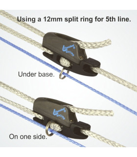 Clam alu moyen fermé anodisation dure Aero Cleat