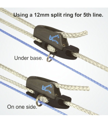 Clam alu moyen fermé anodisation dure Aero Cleat