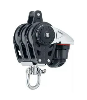 Poulie triple ringot taquet 40mm Carbo Air