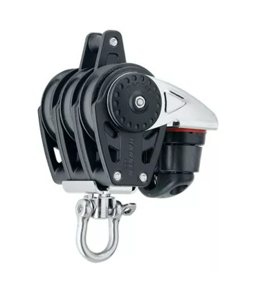 Poulie triple ringot taquet 40mm Carbo Air