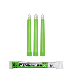 Bâtons lumineux Cyalume Vert x3