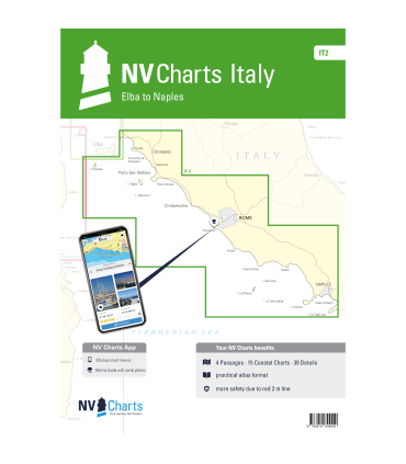 Carte NVCharts - IT2 - Elba to Naples