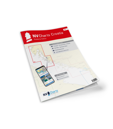 Carte NVCharts - HR1 - Trieste to Vodice