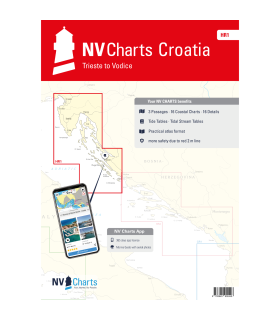 Carte NVCharts - HR1 - Trieste to Vodice