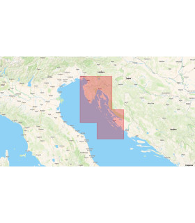 Carte NVCharts - HR1 - Trieste to Vodice