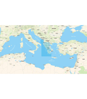 Carte NVCharts - GR1 - Ionian Islands & Peloponnese to Albania