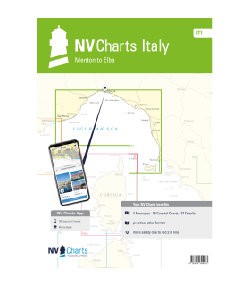 Carte NVCharts - IT1 - Menton to Elba
