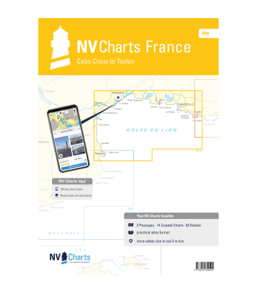 Carte NVCharts - FR9 - Cabo Creus to Toulon