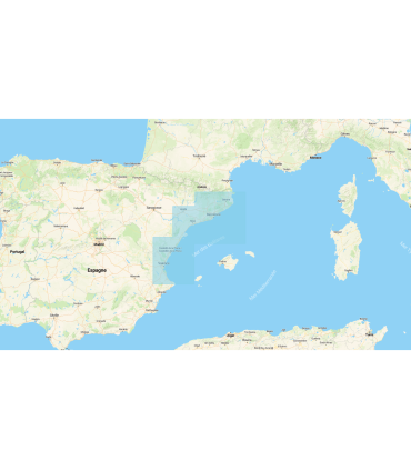 Carte NVCharts - ES1 - Cabo San Antonio to Cabo Creus
