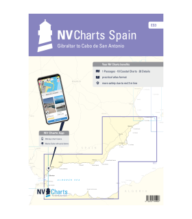 Carte NVCharts - ES3 - Gibraltar to Cabo de San Antonio