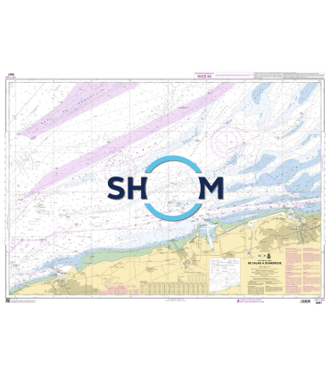 Carte SHOM 6651L - De Calais À Dunkerque