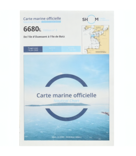Carte SHOM 6680L - De L’Ile D’Ouessant À L’Ile De Batz