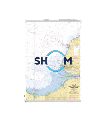 Carte SHOM 7418L - Abords Du Havre Et D’Antifer - Embouchure De La Seine - De Ouistreham Au Cap D’Antifer