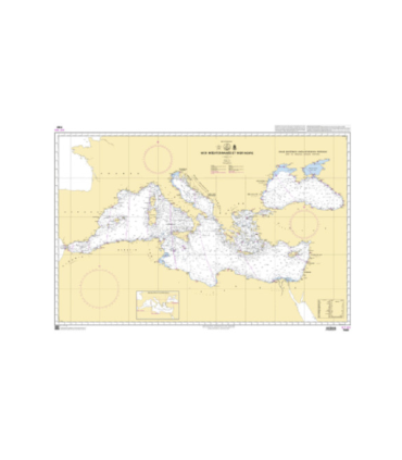 Carte SHOM 7081 - Mer Méditerranée et Mer Noire