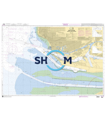 Carte SHOM 6683L - Port Du Havre - Entrée Du Chenal De Rouen