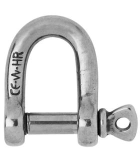 Manille droite Ø8mm libre forgée inox HR (copie)